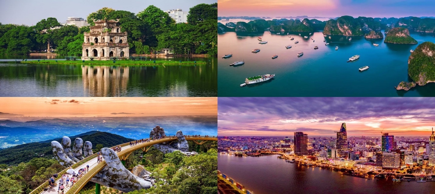 Ha Noi - Ha Long Bay - Da Nang - Ho Chi Minh 6 Nights 7 Days 2N Hanoi / 2N Da Nang / 2N Ho Chi Minh